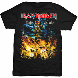 Iron Maiden Tričko Holy Smoke Černá S