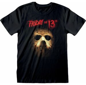 Friday The 13th Tričko Mask Černá XL