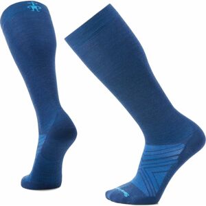 Smartwool Ski Zero Cushion OTC Socks Alpine Blue L Lyžařské ponožky