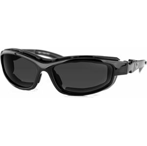 Bobster Road Hog II Convertible Gloss Black/Smoke Mirror/Amber/Clear/Dual Grade Mirror Moto brýle