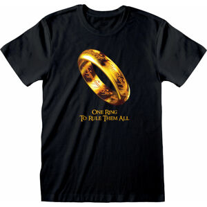 Lord Of The Rings Tričko One Ring To Rule Them All Černá S