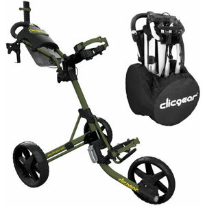 Clicgear Model 4.0 SET Matt Army Green Manuální golfové vozíky