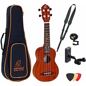 Ortega RU5MM-SO Deluxe SET Sopránové ukulele Natural