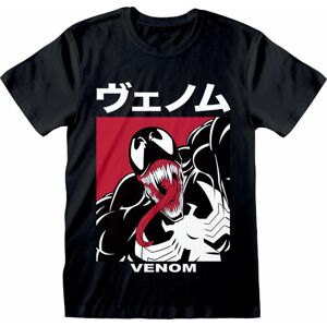 Marvel Comics Venom Tričko Venom Japanese Černá S