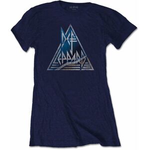 Def Leppard Tričko Triangle Logo Modrá M