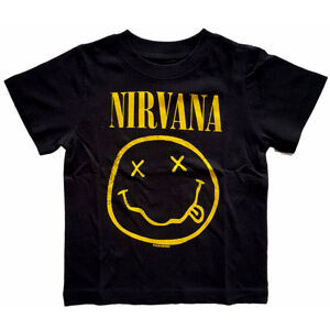 Nirvana Tričko Smiley Černá 1 rok