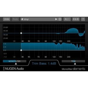 Nugen Audio Monofilter Elements (Digitální produkt)