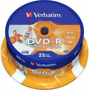 Verbatim DVD-R AZO 4,7GB 16x 25pcs 43538 DVD