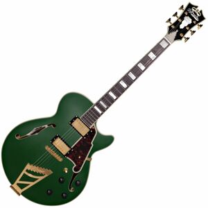 D'Angelico Deluxe SS Stairstep Matte Emerald