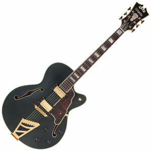 D'Angelico Deluxe DH Matte Midnight