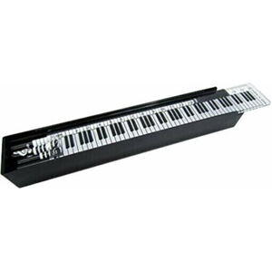 Music Sales 30 cm Keyboard Design Pravítko Černá