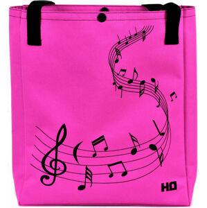 Hudební Obaly H-O TNKLL122 Melody Nákupní taška Růžová