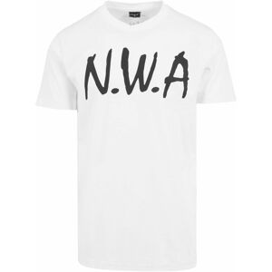 N.W.A Tričko Logo Bílá 2XL