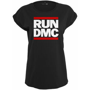 Run DMC Tričko Logo Černá XS