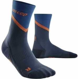 CEP WP3C1 Chevron Compression Socks Mid Cut Men Peacoat/Blue III Běžecké ponožky