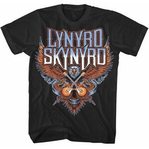 Lynyrd Skynyrd Tričko Crossed Guitars Černá M