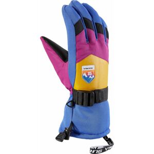 Viking Cherry Lady Gloves Multicolour/Yellow 8 Lyžařské rukavice