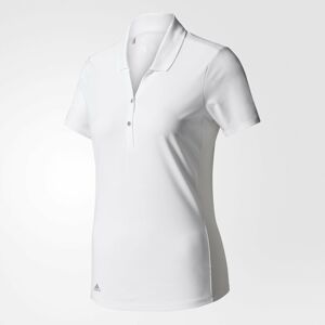 Adidas Essential Jacquard Womens Polo Shirt White L