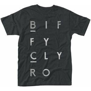 Biffy Clyro Tričko Blocks Logo Černá M