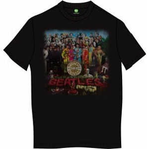 The Beatles Tričko Sgt Pepper Black 2XL