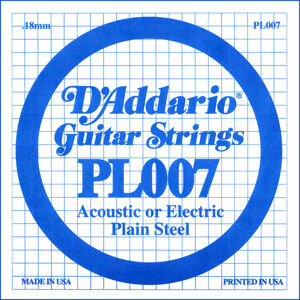 D'Addario PL 007 Samostatná struna pro kytaru