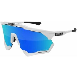 SCICON Aeroshade XL White Gloss/SCNPP Multimirror Blue/Clear Cyklistické brýle