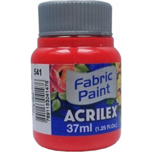 Acrilex 4140541 Barva na textil 37 ml Bright Red