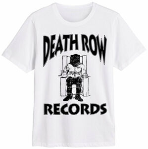 Death Row Records Tričko Logo Bílá 2XL