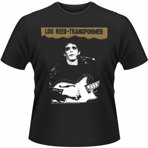 Lou Reed Tričko Transformer Černá L