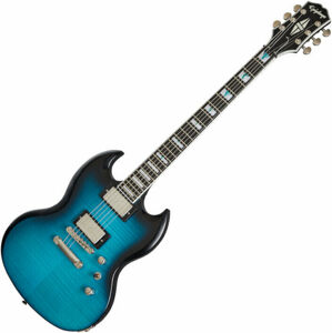 Epiphone SG Prophecy Blue Tiger Aged Gloss