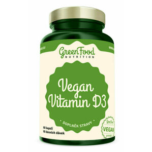Green Food Nutrition Vegan Vitamin D3 Kapsle