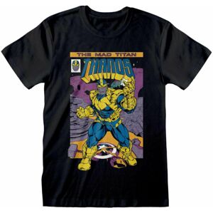 Marvel Tričko Thanos Cover 2XL Black