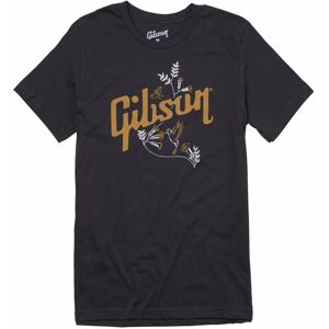Gibson Tričko Hummingbird Černá XL