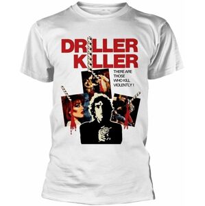 Plan 9 Tričko Driller Killer Poster Bílá L