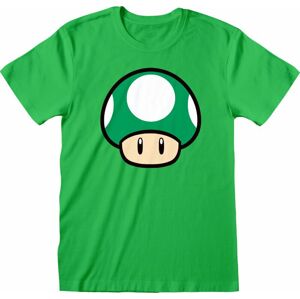 Super Mario Tričko UP Mushroom Zelená M