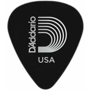 D'Addario 1CBK4 Black Celluloid Guitar Pick Medium