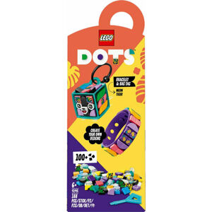LEGO Dots 41945 Náramek a ozdoba na tašku - Neonový tygr