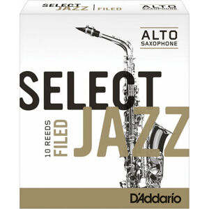 D'Addario-Woodwinds Select Jazz Filed 2M Plátek pro alt saxofon