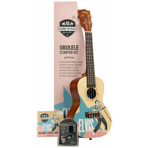 Kala Learn To Play Koncertní ukulele Elvis Rockabilly