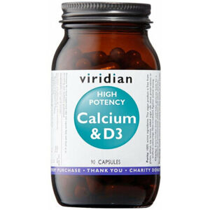 Viridian High Potency Calcium & D3 90 caps Kapsle