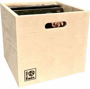 Music Box Designs Birch Plywood LP Storage Box