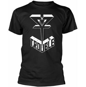 Trouble Tričko Logo Černá M