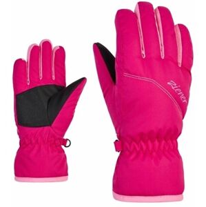 Ziener Lerin Pop Pink 7 Lyžařské rukavice
