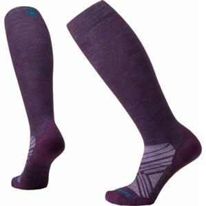 Smartwool Women's Ski Zero Cushion OTC Socks Purple Iris S Lyžařské ponožky