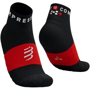 Compressport Ultra Trail Low Socks Black/White/Core Red T2 Běžecké ponožky