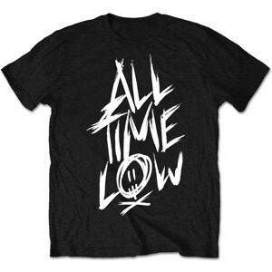 All Time Low Tričko Scratch Černá L