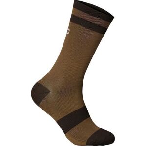 POC Lure MTB Sock Long Jasper Brown/Axinite Brown L Cyklo ponožky