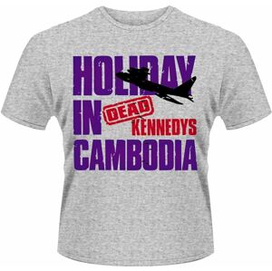Dead Kennedys Tričko Holiday In Cambodia Šedá L