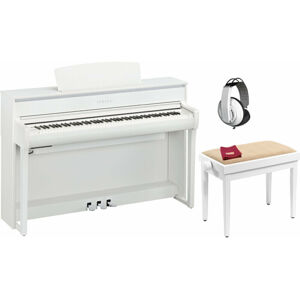 Yamaha CLP-775 WH SET Bílá Digitální piano