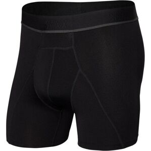 SAXX Kinetic Boxer Brief Blackout XS Fitness spodní prádlo